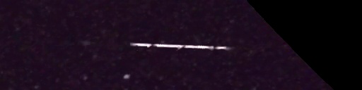 Unprocessed fireball image