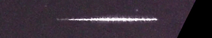 Unprocessed fireball image