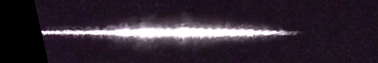 Unprocessed fireball image