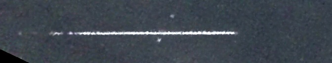 Unprocessed fireball image