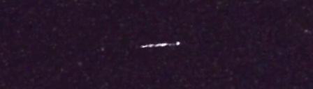 Unprocessed fireball image