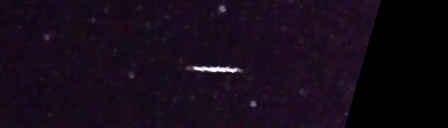 Unprocessed fireball image