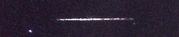 Unprocessed fireball image