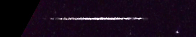 Unprocessed fireball image