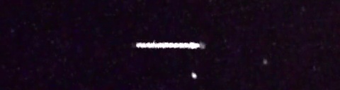 Unprocessed fireball image