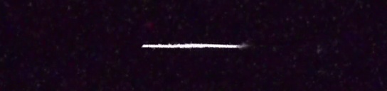 Unprocessed fireball image