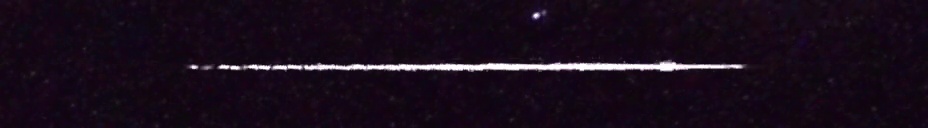 Unprocessed fireball image