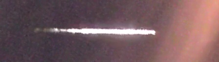 Unprocessed fireball image