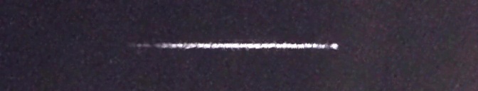 Unprocessed fireball image