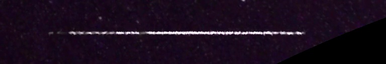 Unprocessed fireball image