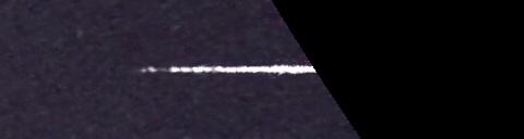 Unprocessed fireball image