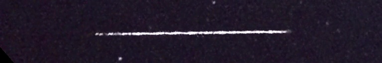 Unprocessed fireball image