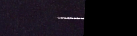 Unprocessed fireball image