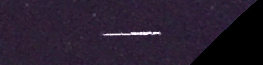 Unprocessed fireball image