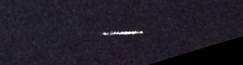 Unprocessed fireball image