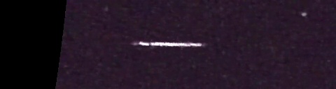 Unprocessed fireball image