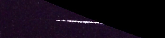 Unprocessed fireball image