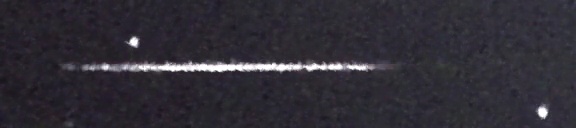 Unprocessed fireball image