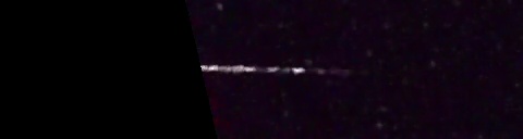 Unprocessed fireball image