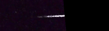 Unprocessed fireball image