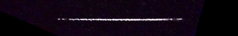 Unprocessed fireball image