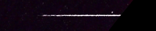 Unprocessed fireball image