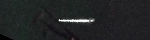 Unprocessed fireball image