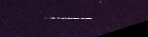 Unprocessed fireball image