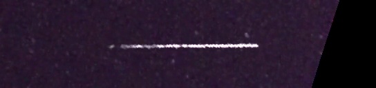 Unprocessed fireball image