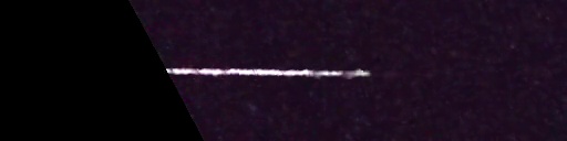 Unprocessed fireball image