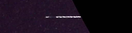 Unprocessed fireball image