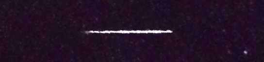 Unprocessed fireball image