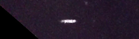 Unprocessed fireball image