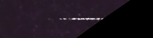 Unprocessed fireball image