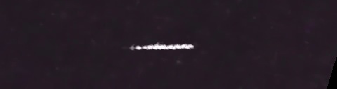 Unprocessed fireball image