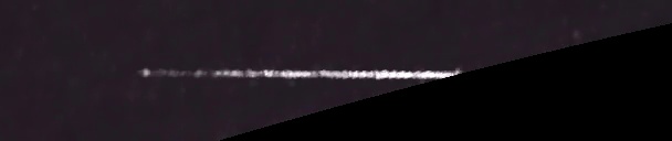 Unprocessed fireball image