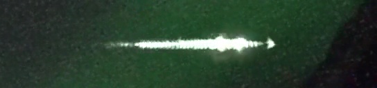 Unprocessed fireball image