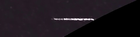 Unprocessed fireball image