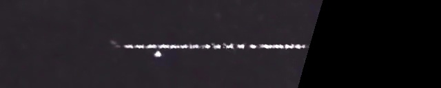 Unprocessed fireball image