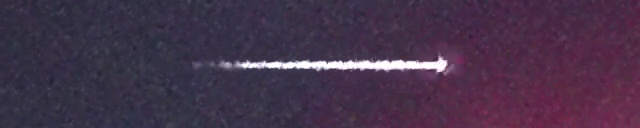 Unprocessed fireball image