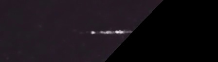 Unprocessed fireball image