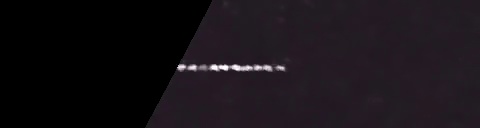 Unprocessed fireball image