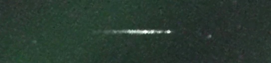 Unprocessed fireball image