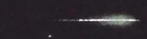 Unprocessed fireball image