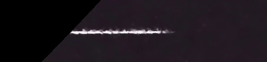 Unprocessed fireball image