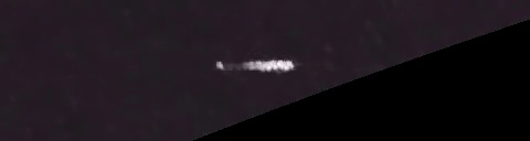 Unprocessed fireball image