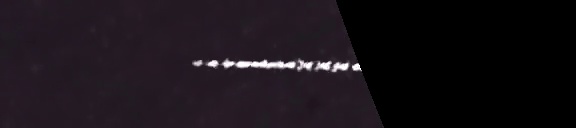 Unprocessed fireball image