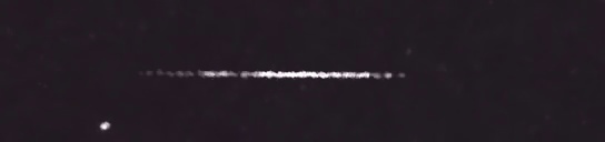 Unprocessed fireball image