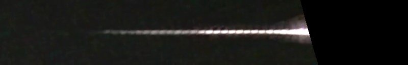 Unprocessed fireball image