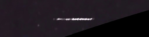 Unprocessed fireball image